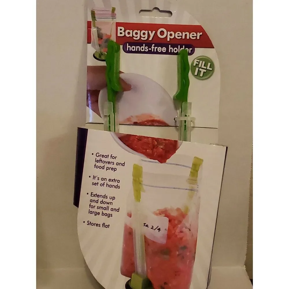 Jokari‎ Baggy Rack Storage Bag Opener Holder